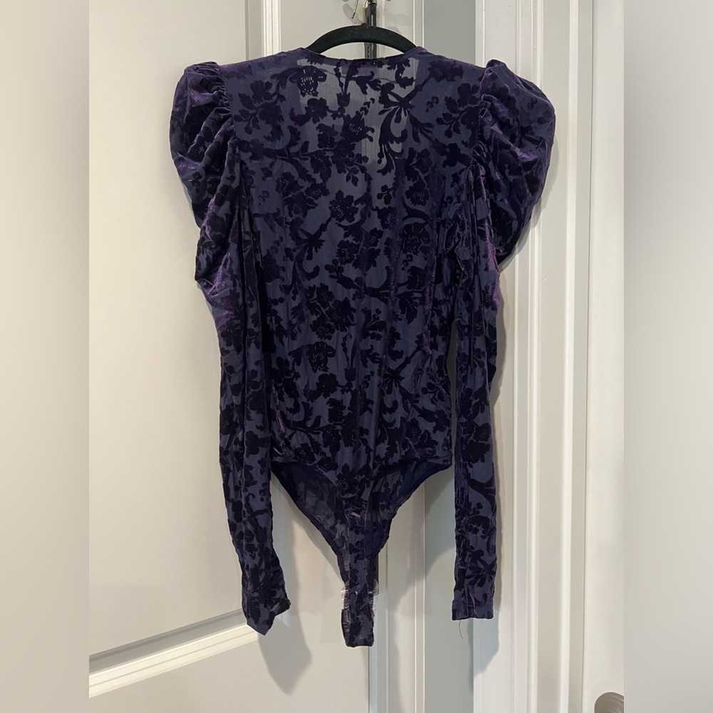 🏷️ Free People Magic Hour Bodysuit Size XS in Deep Sea Combo - Picture 7 of 9